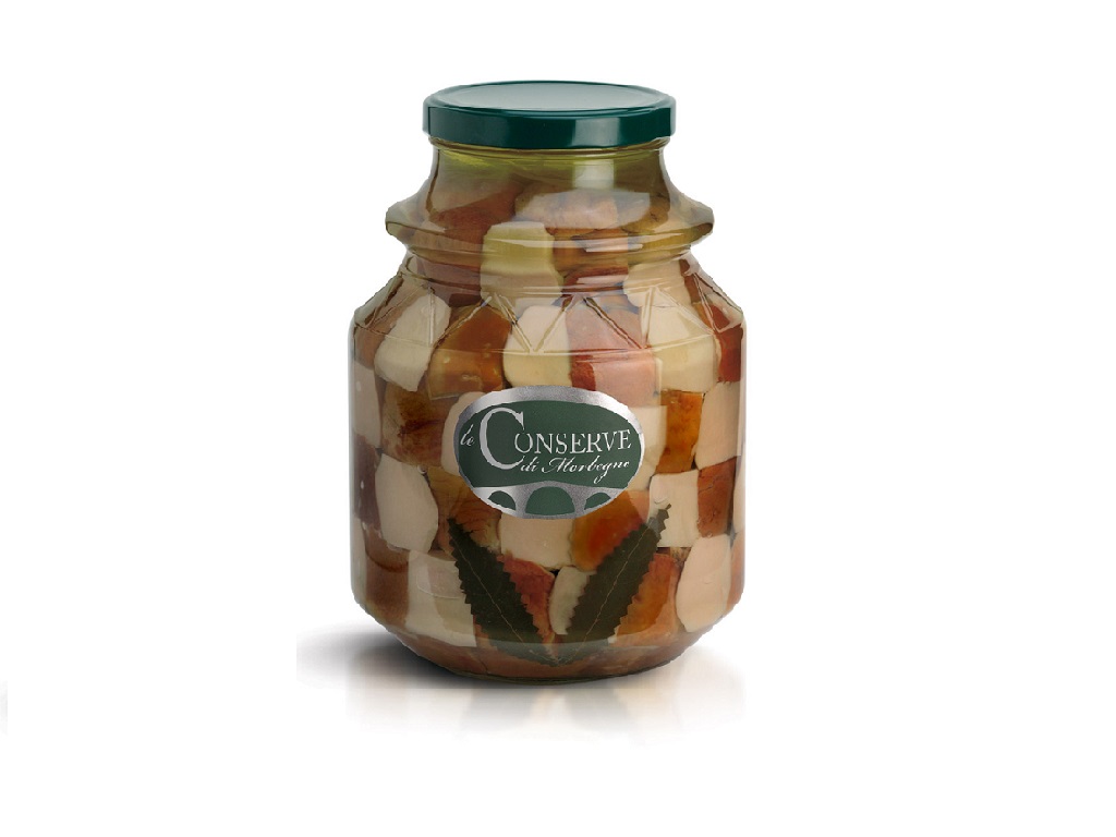 Funghi Porcini Testa Nera tagliati in olio di oliva - 4250ml